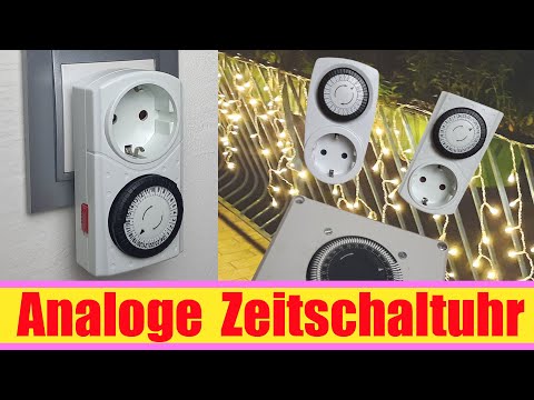 Analoge Zeitschaltuhr einstellen und verstehen - How to set Mechanical Outlet Timer
