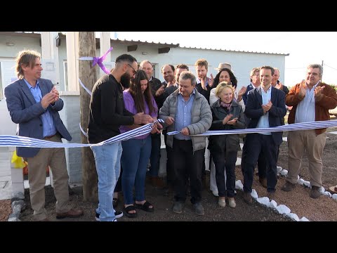 Imágenes de la  inauguración de viviendas de Mevir en Carreta Quemada