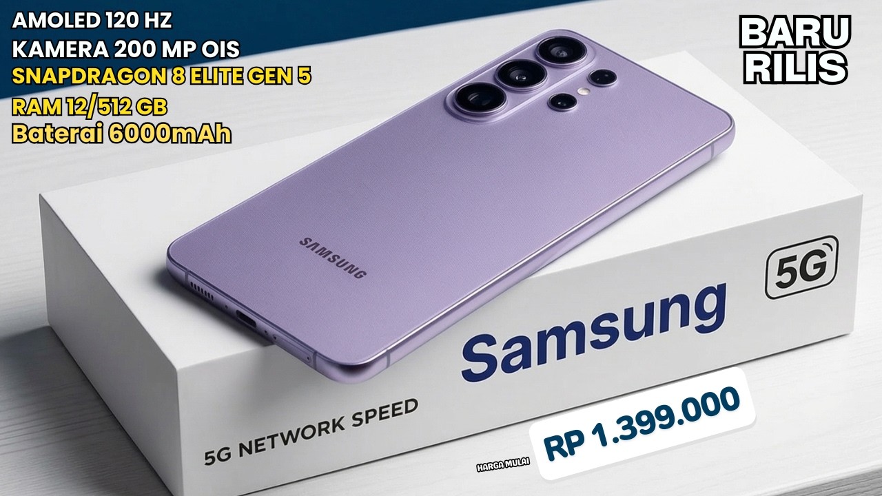 BARU SAJA DIRILIS‼️6000mAh, RAM 12/512 GB - HP SAMSUNG TERBARU MARET 2026