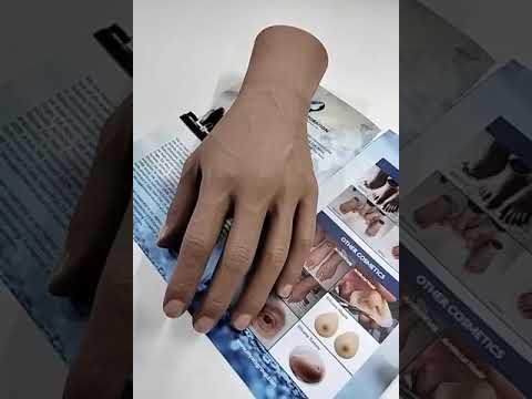 Silicone Hand With Zipper