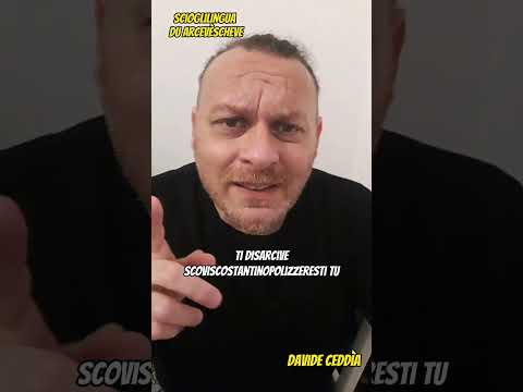 Scioglilingua dell'arcivescovo di Costantinopoli in barese #davideceddia  #dialetto #scioglilingua