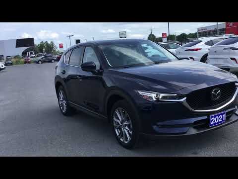 2021 Mazda CX-5 GT AWD in Blue for sale at Seaway Chevrolet Buick GMC Ltd in Cornwall, ON
