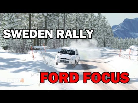 DIRT 4 [PC] Ford Focus Sweden Rally! [WheelCam]