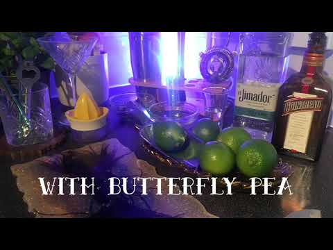 Classic Margarita With Butterfly Pea ● Cocktails ●