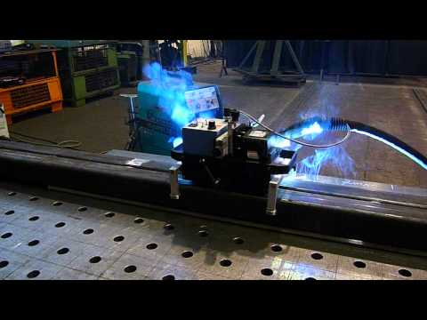 MAG-Schweißen einer Stumpfnaht mit dem iweldtrac-s