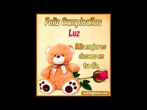 Feliz Cumpleaños Luz Mery