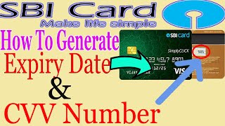 How To Generate SBI Credit Card Expiry Date & CVV Online | SBI Virtual Credit Card Launched 🔥🔥🔥
