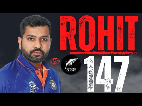 Rohit Sharma's Sensational 147 against New Zealand - Absolute Mastery on Display! #rohitsharma