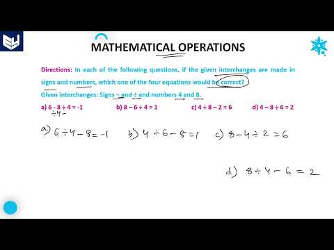 Mathematical Operations | solving Examples | Part 8 | Reasoning | Bharath Kumar