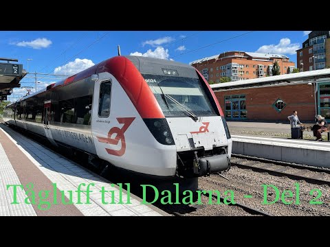 Ludvika & Bergslagspendeln | Tågluff till Dalarna sommaren 2022 - Del 2