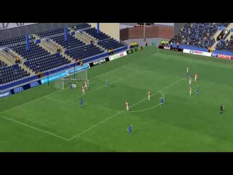 A cross from Connor Goldson, a Beckham like cross