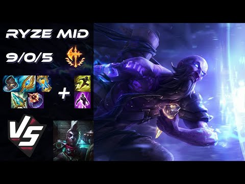 MID Ryze vs Ekko - EU Grandmaster Patch 25.21
