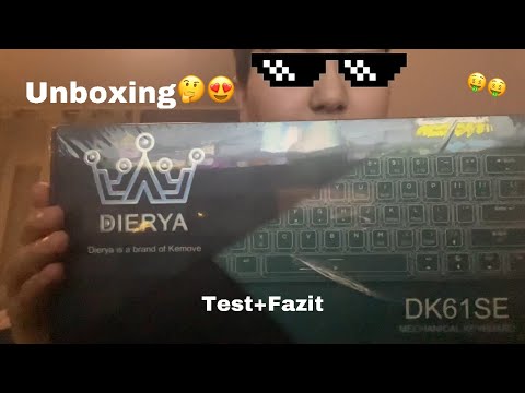 Unboxing!?(DIERYA DK 61SE) So GUT diese Tastertur.