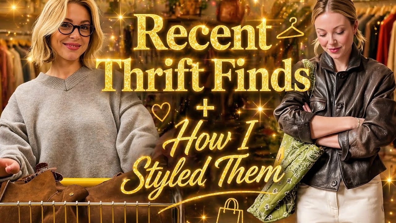 Recent thrift finds + How i styled them 