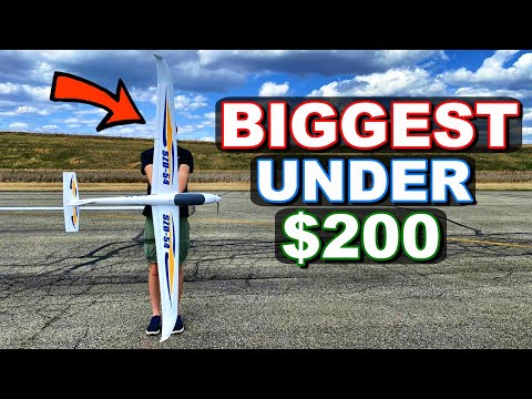 This RC PLANE is MASSIVELY HUGE! - Arrows SZD-54