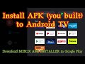 How to install APK to Android TV from USB (SONY/TCL/PHILIPS)