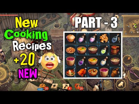 Cooking all Recipes Grim Soul || Cook || New Cooking 20 Recipes Grim Soul Survival :