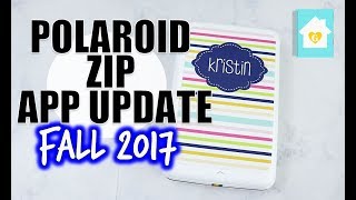 POLAROID ZIP APP UPDATE | HOW TO USE THE APP AND PRINT