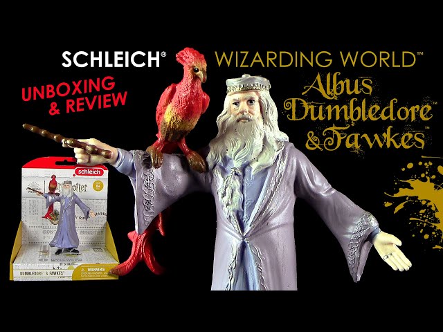 Vídeo relacionado con Schleich 42637 Dumbledore & Fawkes, a Partir de 6 años, Wizarding World - Figura, 11 x 4 x 12 cm