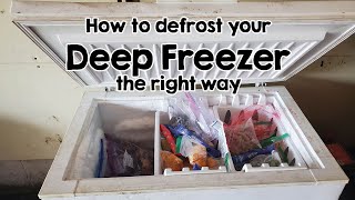 Life hack: How to defrost your deep freezer the easy way