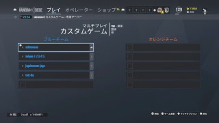 [R6S]クラン戦だ！[Craps vs hank][レインボーシックスシージ]