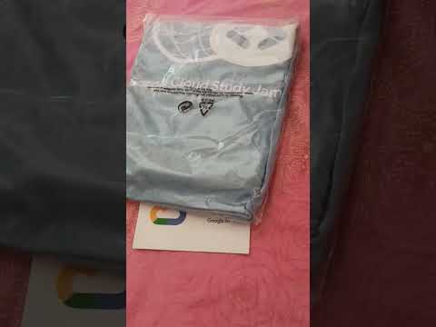 Google Cloud Study Jam Swags Unboxing #aws #clouds #event #devops #azure #googlecloud #swags #arcade