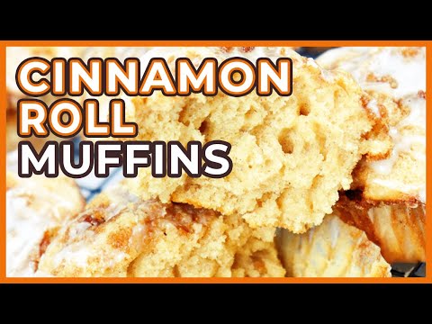 30 MINUTE Cinnamon Roll Muffins! (SOFT & GOOEY)