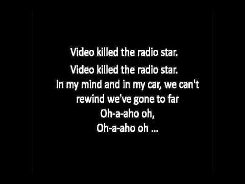 Video Killed the Radio Star - Buggles (LYRICS on Screen)