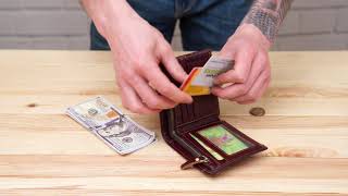 Гаманець чоловічий 14503 Vintage коричневий