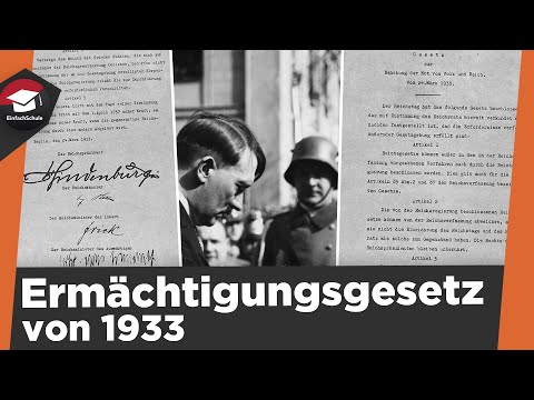 The Enabling Act of 1933 explained simply - the structure of the Nazi dictatorship - the Enabling...