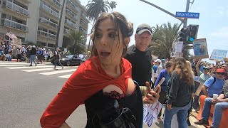 Daisy the Venice Healer at No Kings Day Protest