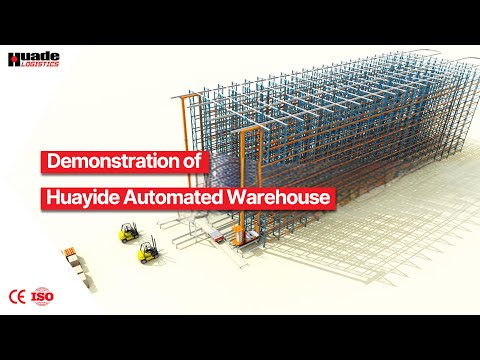 Automated ASRS Design for Pharmaceutical Warehouses | 3D Motion Graphics | Explainer | Nanjing Huayide Logistics