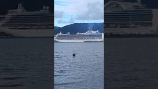 Crown princess 👑🚢 Leaving Cairns #cruise