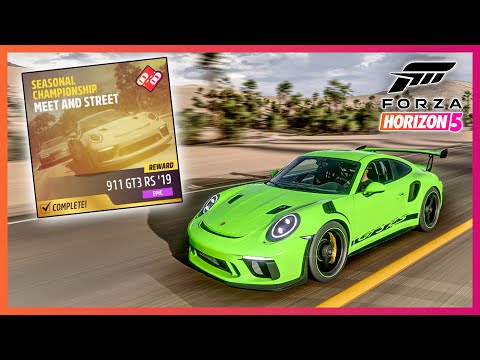 Forza Horizon 5 - Meet and Street Seasonal Championship - (Unlocking a Free '19 Porsche 911 GT3 RS)