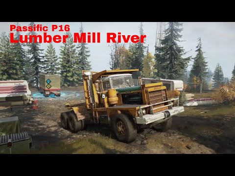 SnowRunner Strategic Walkthrough - Lumber Mill River | Passific P16 | SMG Gameplay