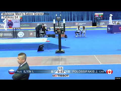 2019 162 T64 27 M S Individual Moscow RUS GP RED POLOSSIFAKIS CAN vs ILYIN RUS