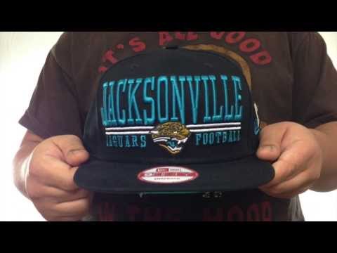 Jaguars 'NFL LATERAL SNAPBACK' Black Hat by New Era