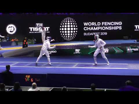 Budapest Worlds SME 2019 - L8 - Borel FRA v Santarelli ITA