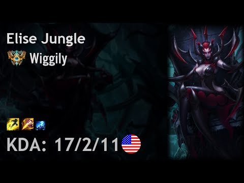 Elise Jungle vs Gragas - Wiggily - NA Challenger Patch 7.18