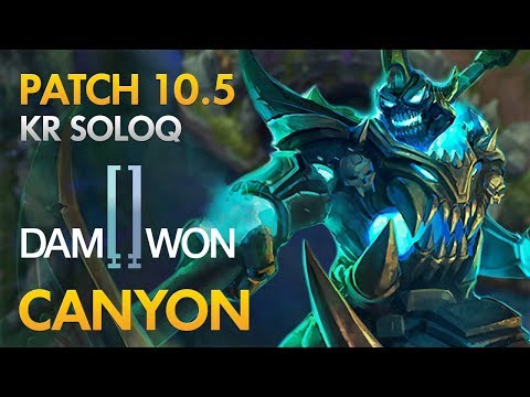 Damwon Gaming Canyon - Jungle: Hecarim vs Zac - KDA 11/1/16