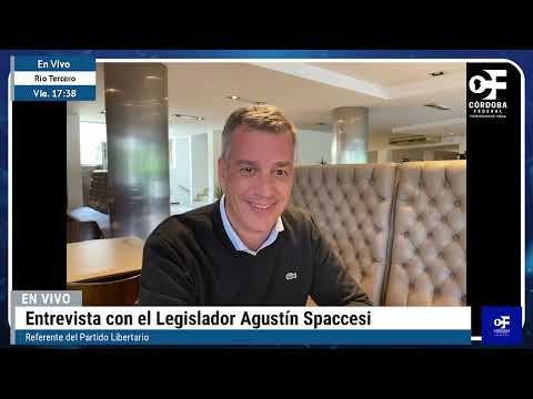 Agustín Spaccesi visitó Río Tercero y cuestionó la presión fiscal de los municipios