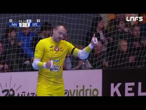 Paradas Gus Aspil Vidal Ribera Navarra - ElPozo Murcia. J21, 1Div. LNFS