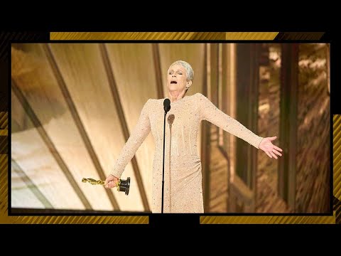 Jamie Lee Curtis Wins Best Supporting Actress for 'Everything Everywhere All at Once' | 95th Oscars