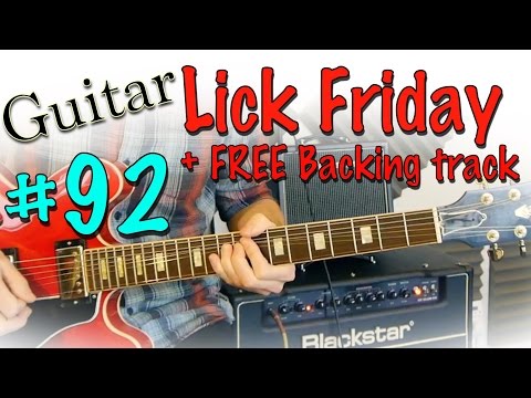 Guitar Lick Friday Week 92 - Smooth 16th note linking lick