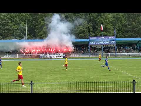 GKS Glinik Gorlice 0-2 Orzeł Ryczów (7 czerwca 2025) oprawa ultras Glinik 