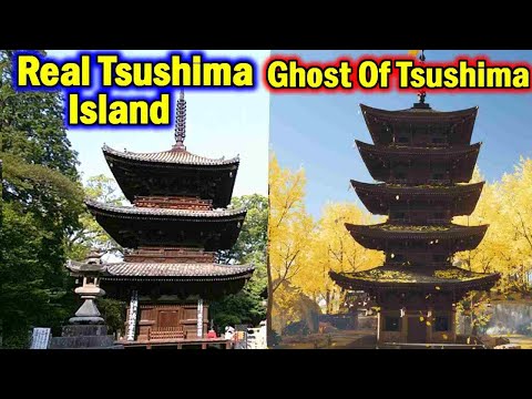 Ghost Of Tsushima (VS) Real Tsushima Island ((Places Comparison))