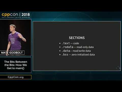 CppCon 2018: Matt Godbolt “The Bits Between the Bits: How We Get to main()”