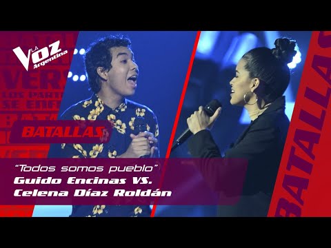 Celena Roldán vs Guido Encinas - "Todos somos pueblo" - Batallas - La Voz Argentina 2021