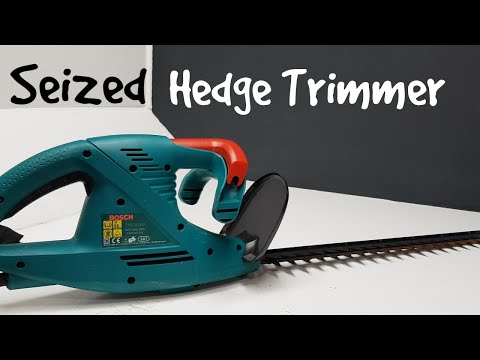 Bosch Hedge Trimmer Seized Cause Found.