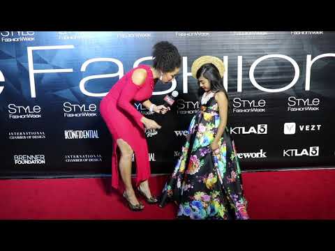 Ynairaly Simo Interviews with Jackie Elam Live at Style Fashion Week